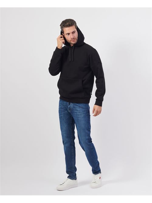 Sweat-shirt homme EA7 avec capuche et logo sur la manche EMPORIO ARMANI EA7 | 6DPM18-PJVTZ1200